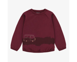 Burgundy sweater in french...