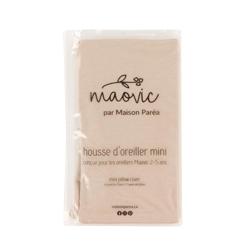 Maovic Housse d'Oreiller Maovic Mini 2-5ans - Lyocell Moka