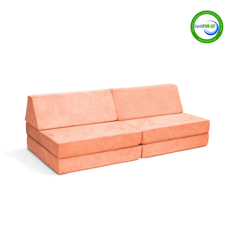 Complete Modular Sofa - Peach Party