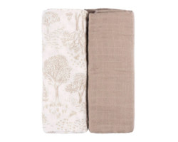 Muslin Blanket - Forest Tan