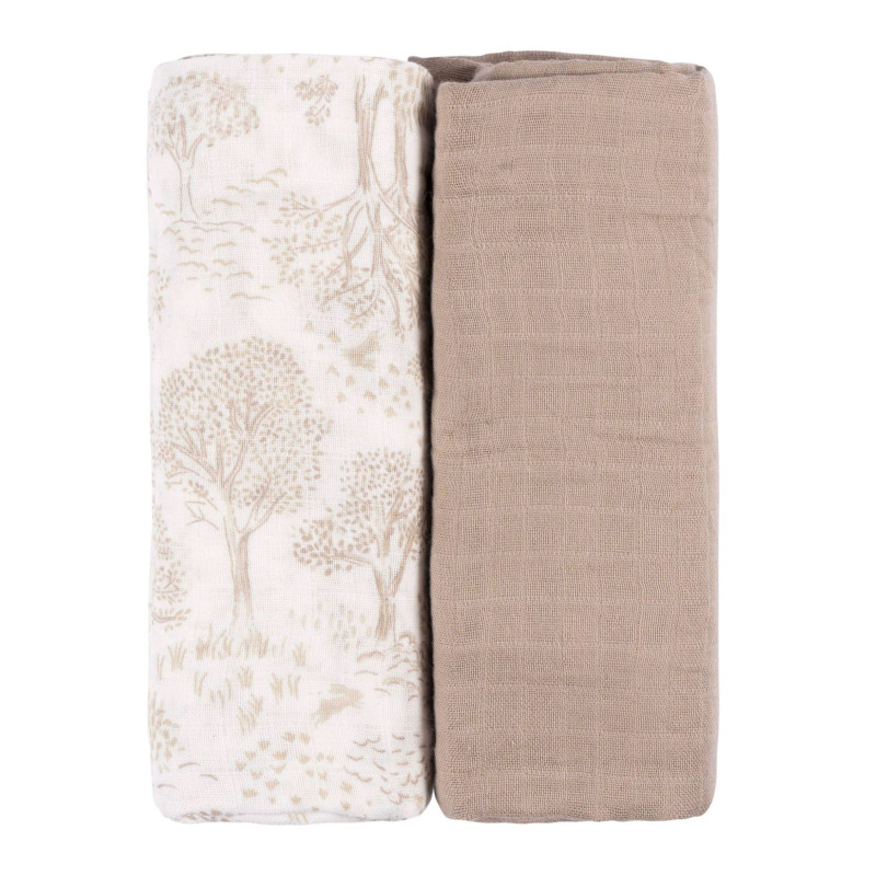 Muslin Blanket - Forest Tan