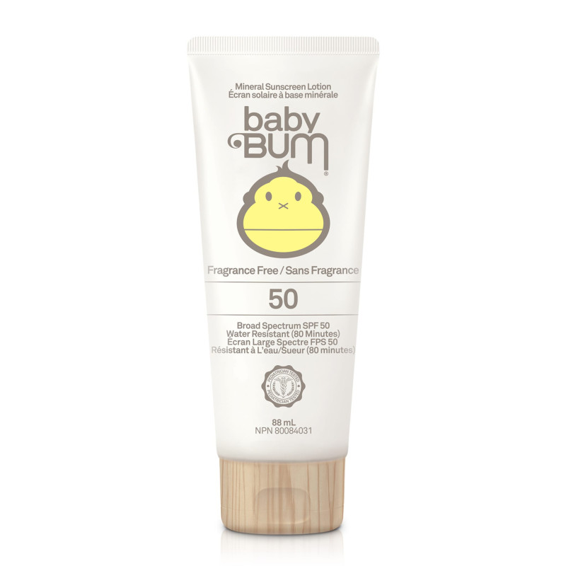 Baby Bum par Sun Bum Crème Solaire Minéral Baby Bum FPS 50 - Sans Fragrance