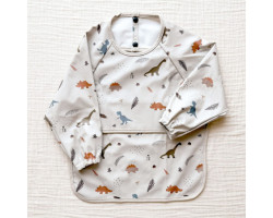 Long Sleeve Bib - Dinosaur