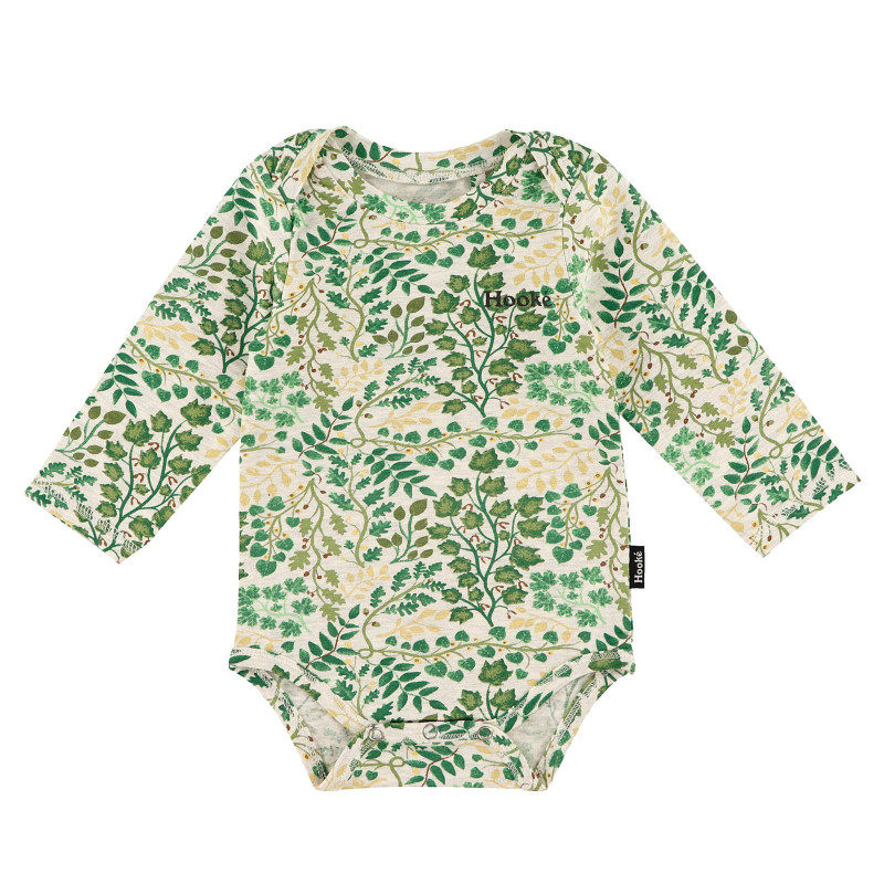 Botanical Long Sleeve Onesie 3-24 months