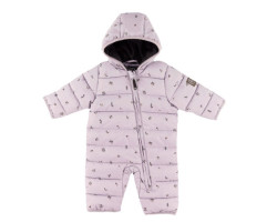 One Piece Snowsuit Flowers 0-18 months