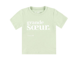 Bedaine Love T-shirt Grande Soeur 12-18mois