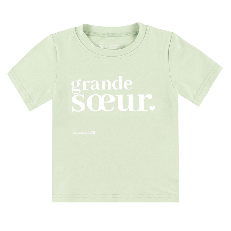 Bedaine Love T-shirt Grande Soeur 12-18mois