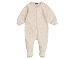 Petit Lem Pyjama Velours Pois 0-24mois