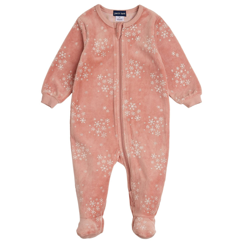 Petit Lem Pyjama Velours Flocon 0-24mois