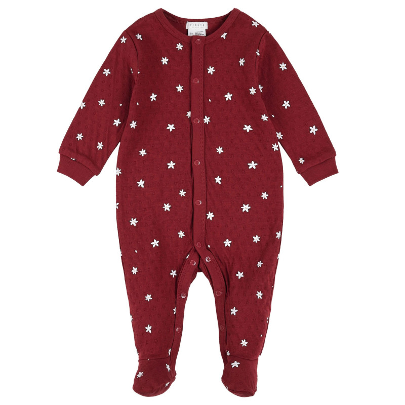 Poinsettia pajamas 0-12 months