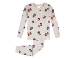 Firsts par Petit Lem Pyjama Prunes 12-24mois