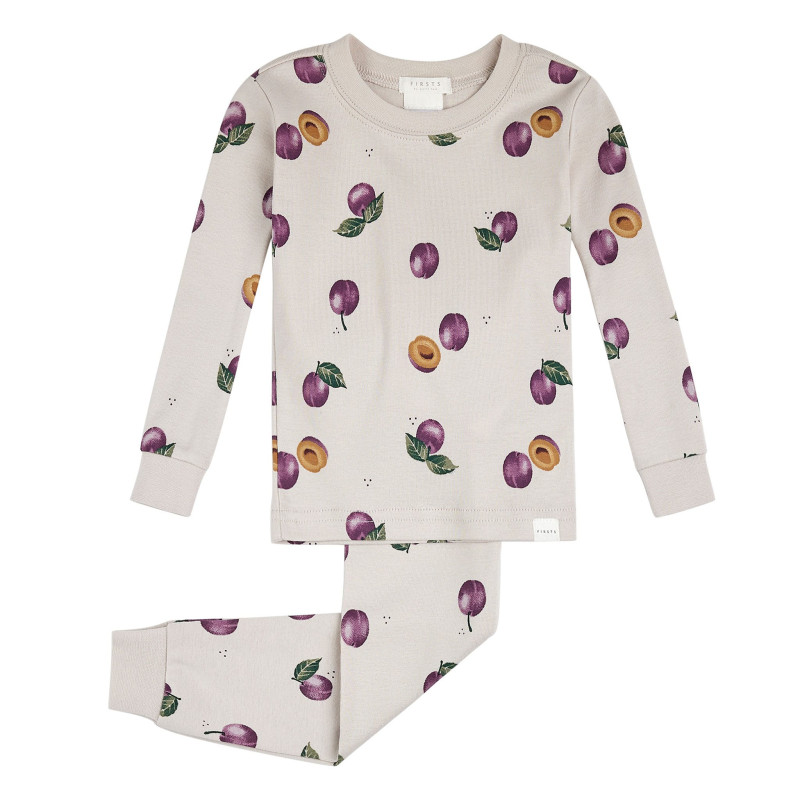 Firsts par Petit Lem Pyjama Prunes 12-24mois