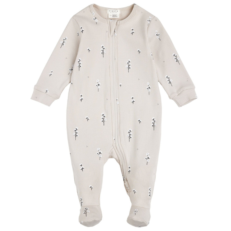 Firsts par Petit Lem Pyjama Fleurs Mésanges 0-12mois