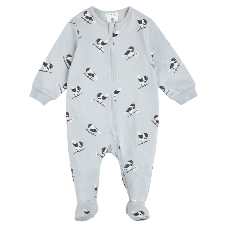 Firsts par Petit Lem Pyjama Mésanges 0-12mois