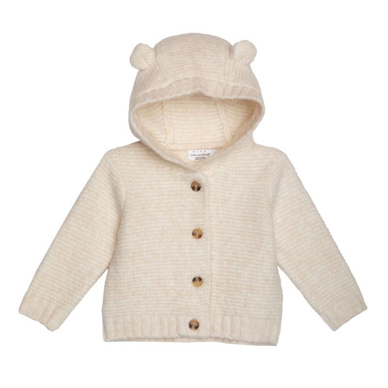 Rise Little Earthling Cardigan Capuchon 0-24mois