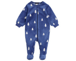 Christmas Tree Velvet Pajamas 0-24 months