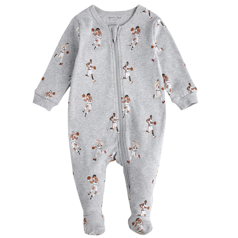 Basketball pajamas 0-24 months