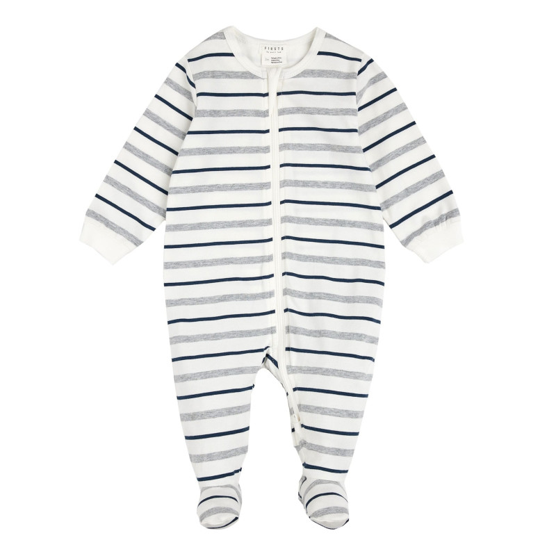 Striped Hockey Pajamas 0-12 months