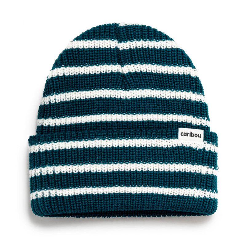 Caribou Tuque Pêcheur Rayée Mérinos 2-6ans