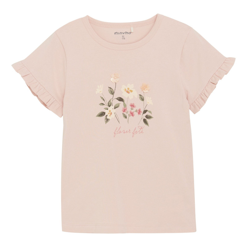 Flower T-shirt, 3-8 years