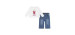 Levi's Ensemble Deux Pièces T-Shirt & Cargo 2-4T