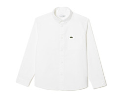 Lacoste Chemise Extensible Oxford10-16ans