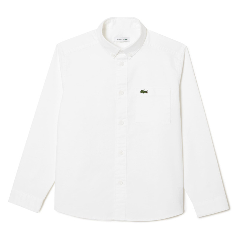 Lacoste Chemise Extensible Oxford10-16ans