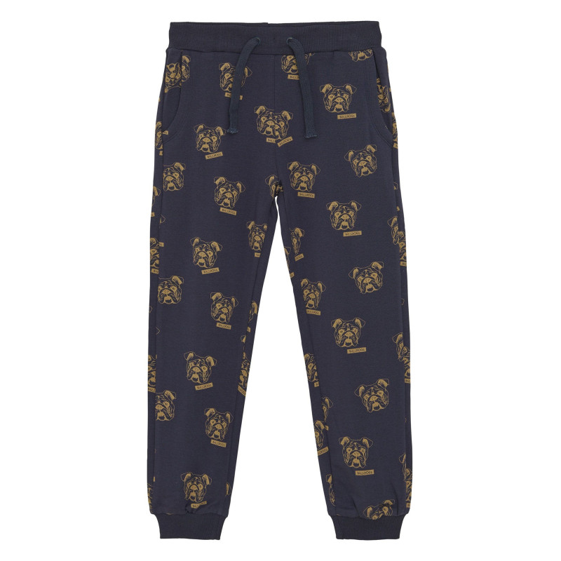 Dog Print Wadded Pants 3-8 years