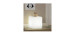 South Shore Table de Nuit / Tabouret Lumineux pour Enfants - Sweedi Blanc