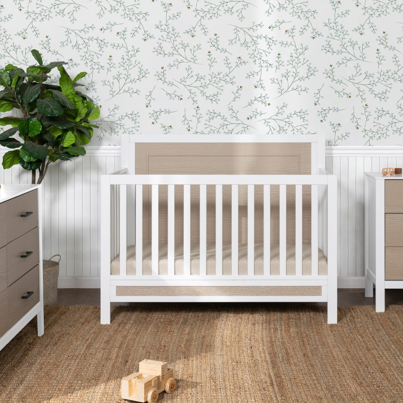 Radley 4-in-1 Convertible Sleeper - White and Coastal Wood