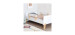 Muse Toddler Bed - White/Natural