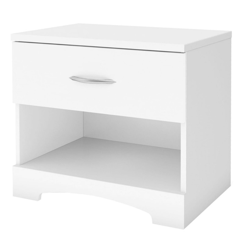 Step One 1 Drawer Nightstand - Solid White