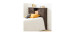 Ulysses Single Bookcase Headboard with Sliding Doors - Autumn Oak