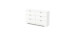 Reevo 6-Drawer Double Dresser - Solid White