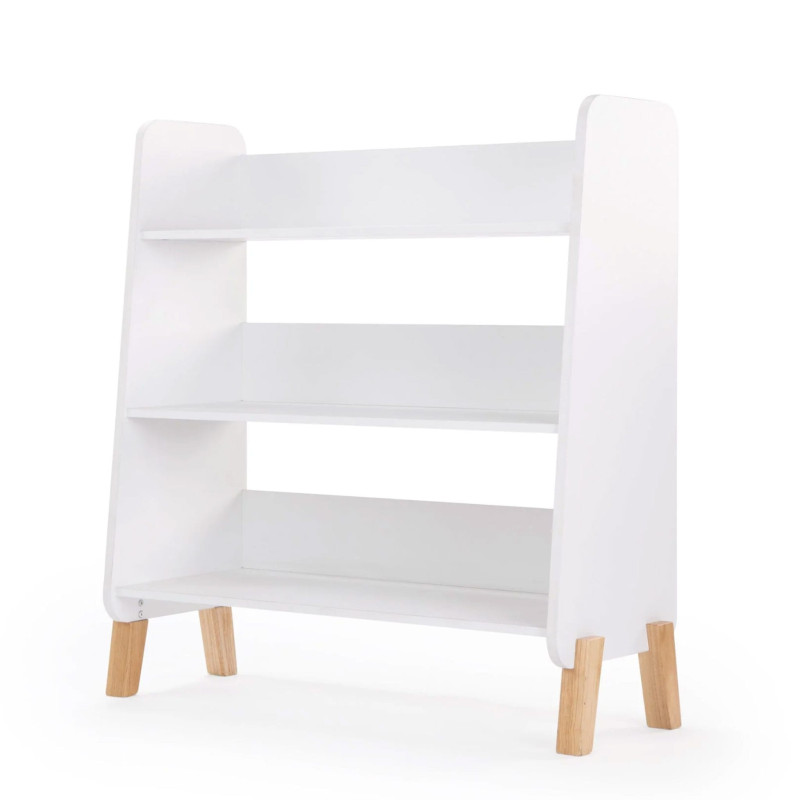 Muse Bookcase - White/Natural