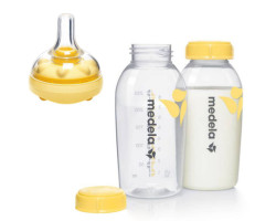 250ml Breast Milk Bottle + Calma Teat