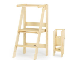 Folding Toddler Tower - Natural