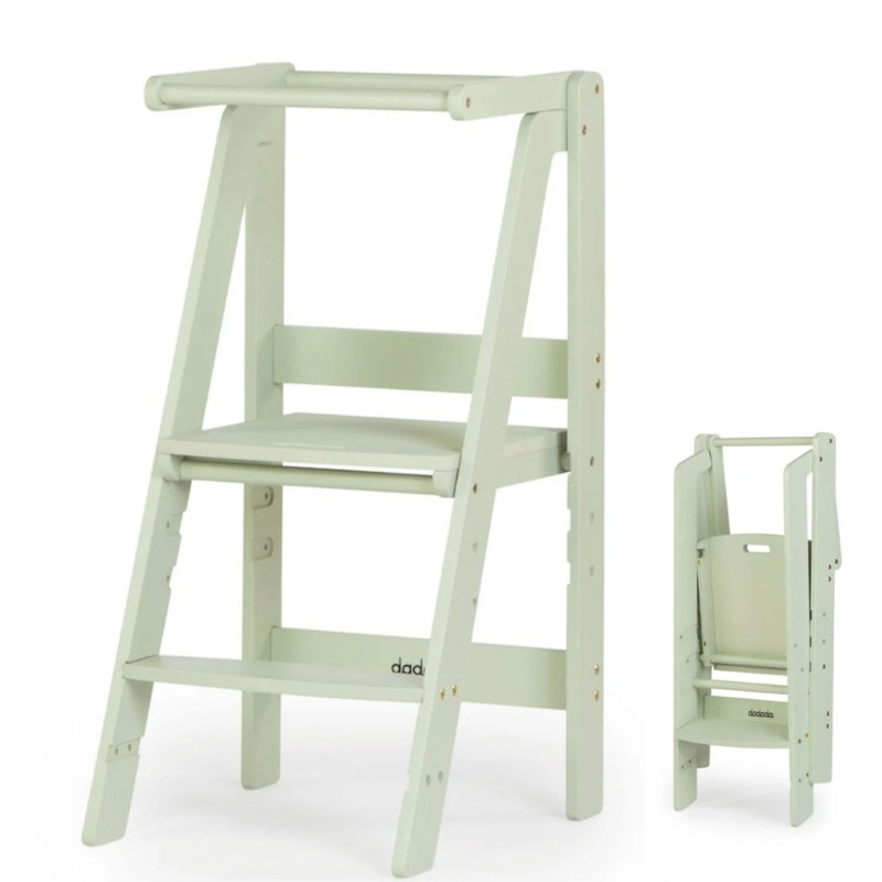 Folding Toddler Tower - Sage