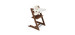 Stokke Chaise Haute Tripp Trapp® V2 + Coussin Blé avec Cabaret Stokke® - Brun