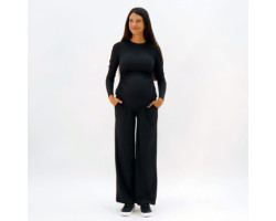 Black Maternity Classic Trousers