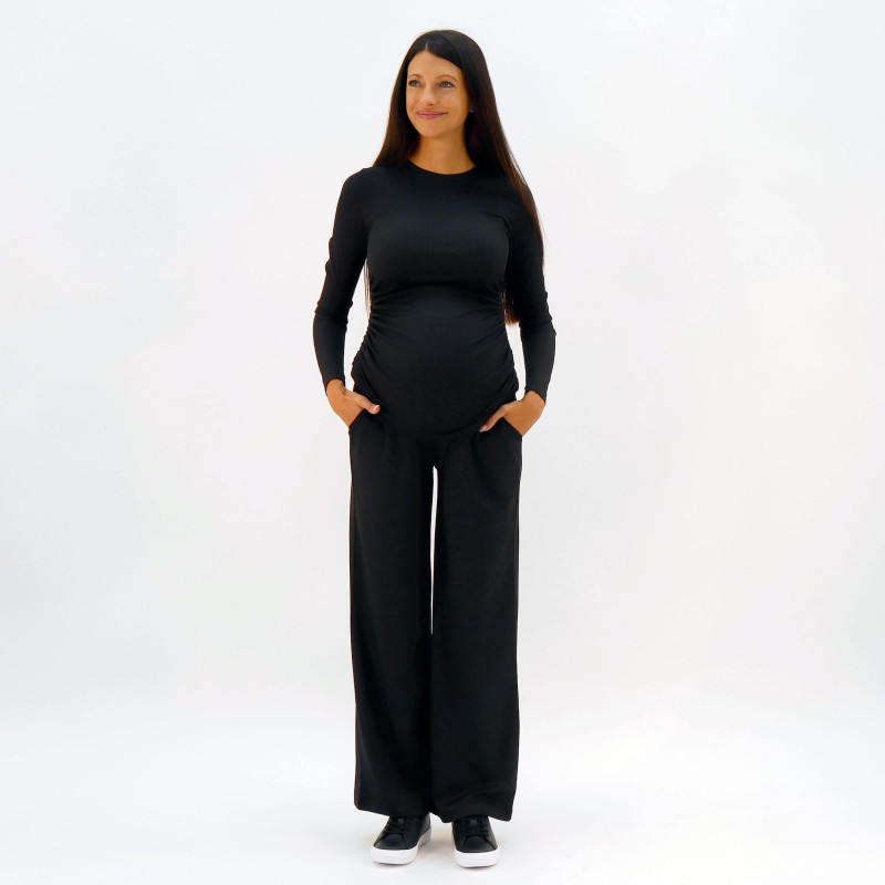 Black Maternity Classic Trousers