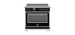 36" Freestanding Induction Range, 5 Burners, Black, Bertazzoni Heritage Series HER365ICFEPNET