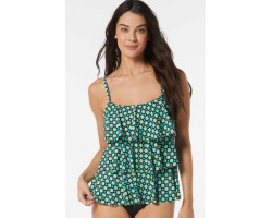 Beach House Haut tankini à volants Jane - TROPIC BLOOM