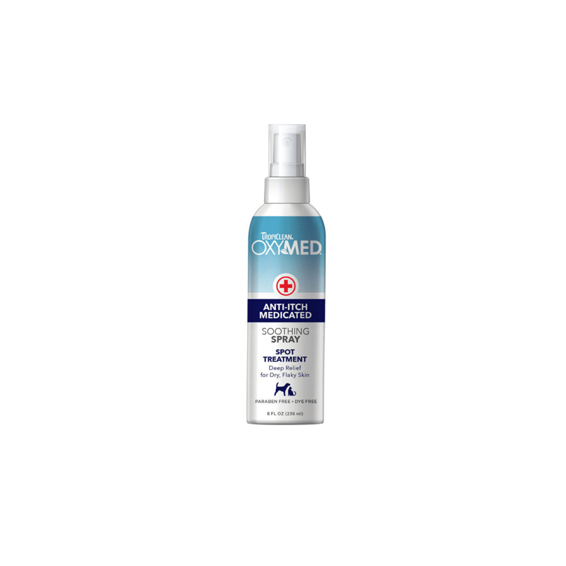 TROPICLEAN Oxymed – Vaporisateur Médicamenté pour démangeaisons 8oz