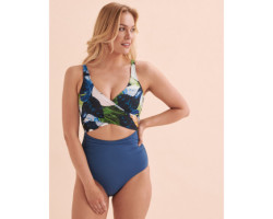 EVERYDAY SUNDAY Maillot une-pièce wrap Rainforest Tale