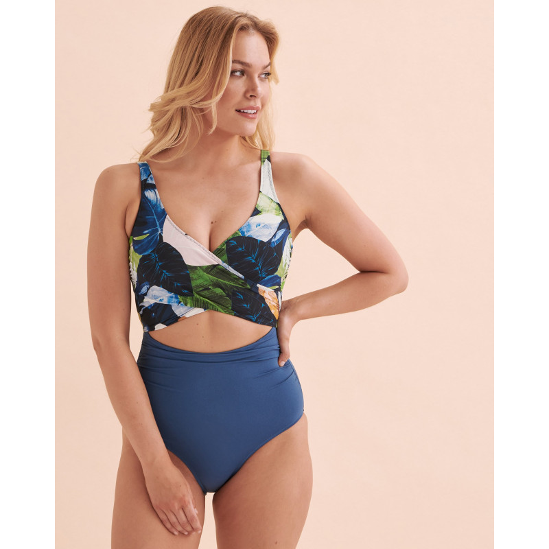 EVERYDAY SUNDAY Maillot une-pièce wrap Rainforest Tale