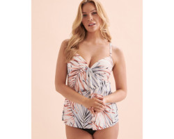 CHRISTINA Haut tankini push-up drapé Desert Palm