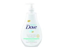 BABY DOVE Tête aux Pieds nettoyant hydratation peau sensible, 591 ml