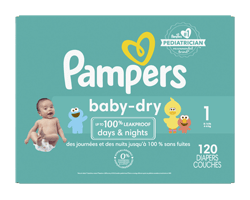 PAMPERS Couches Baby Dry,...