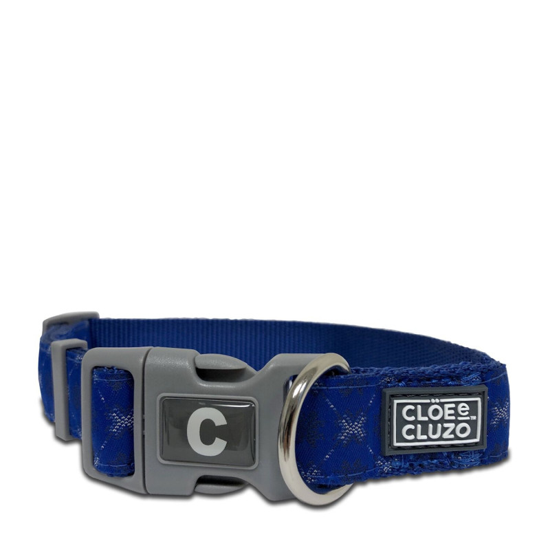 Collar for dogs, navy blue